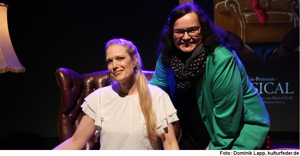 Maricel Wölk und Tina Mareike Kuschel (Foto: Dominik Lapp)